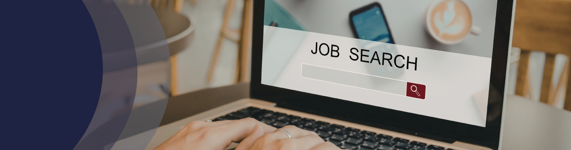 screen of a job search