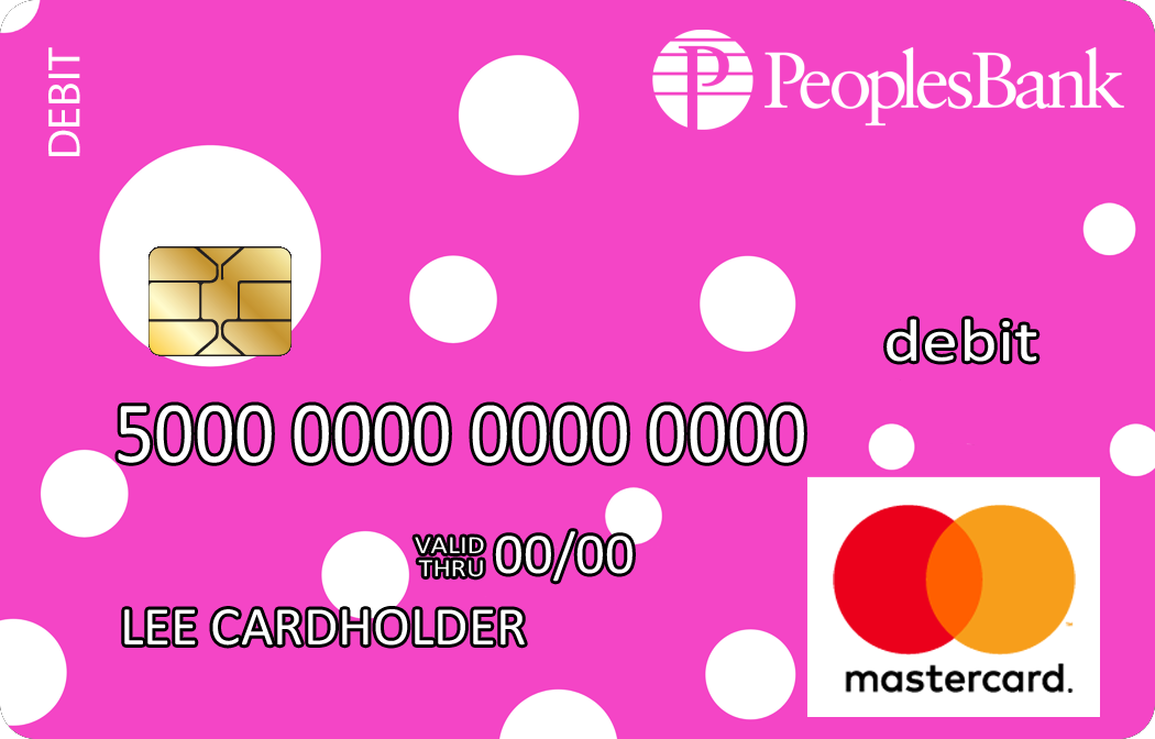 Polka Dots Debit Card