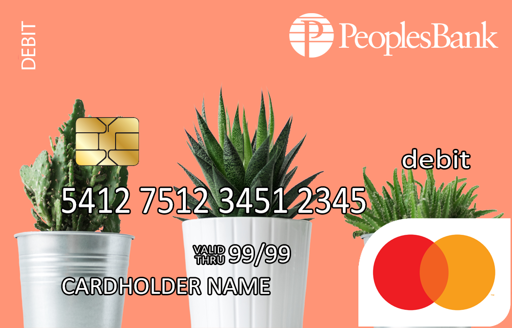 Succulent debit card