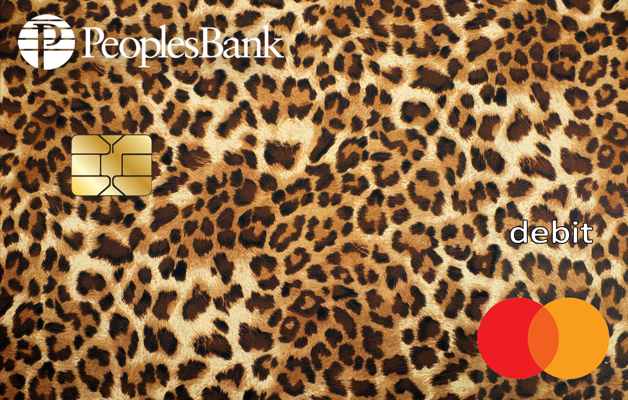 Leopard debit card