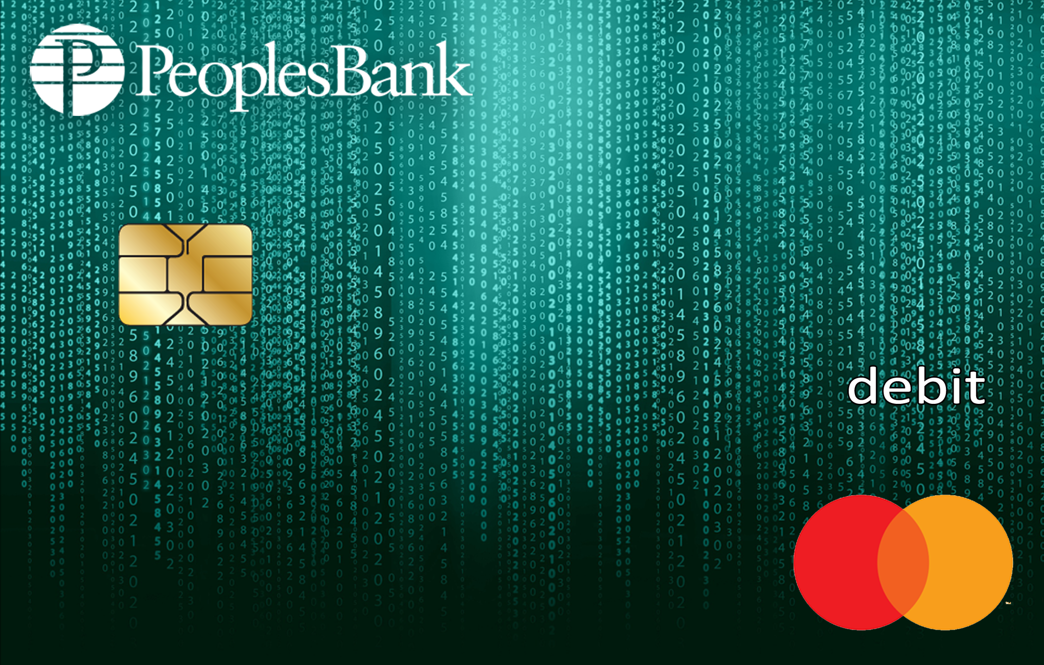 Blue Matrix debit card