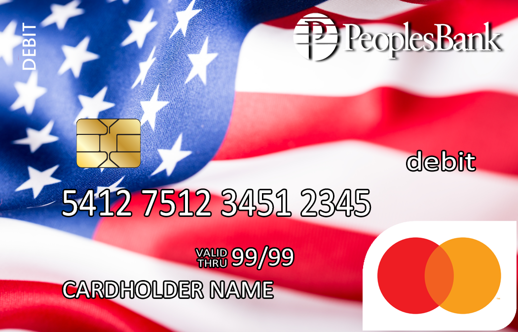 U.S. Flag debit card