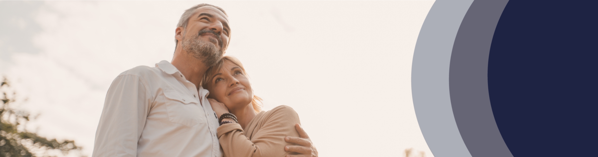 older couple at dusk