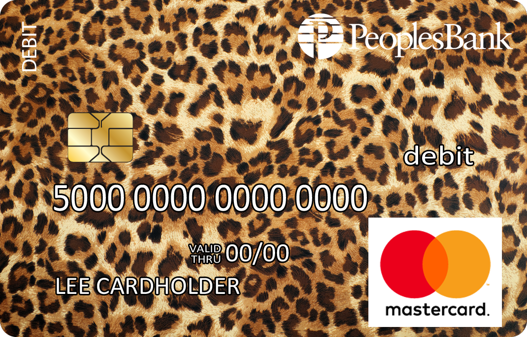 Leopard Print Debit Card