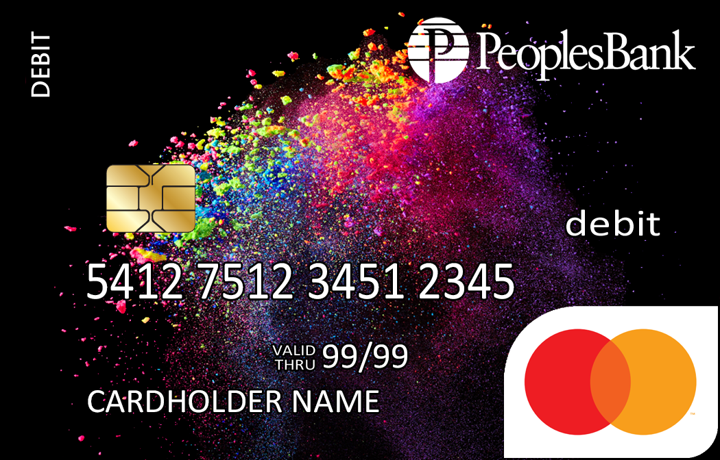 Paint debit card