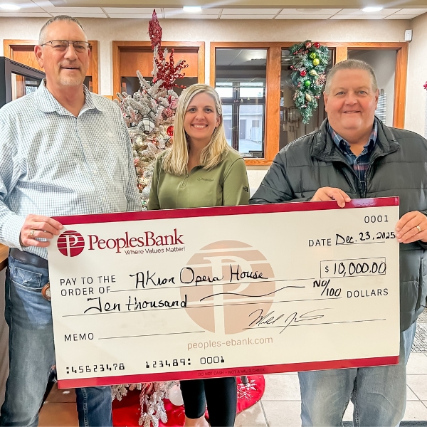 2025 Akron Opera House check