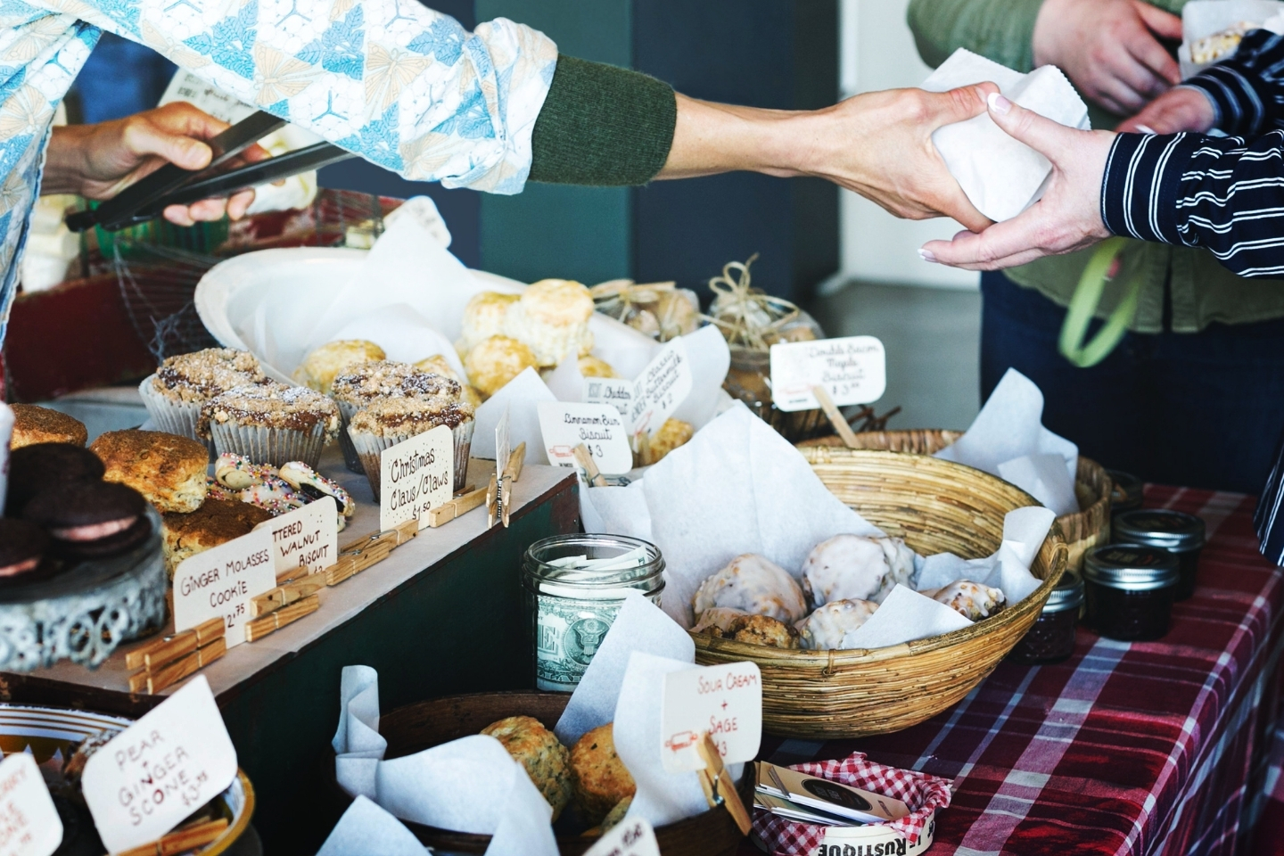 Buying at a Farmers Market