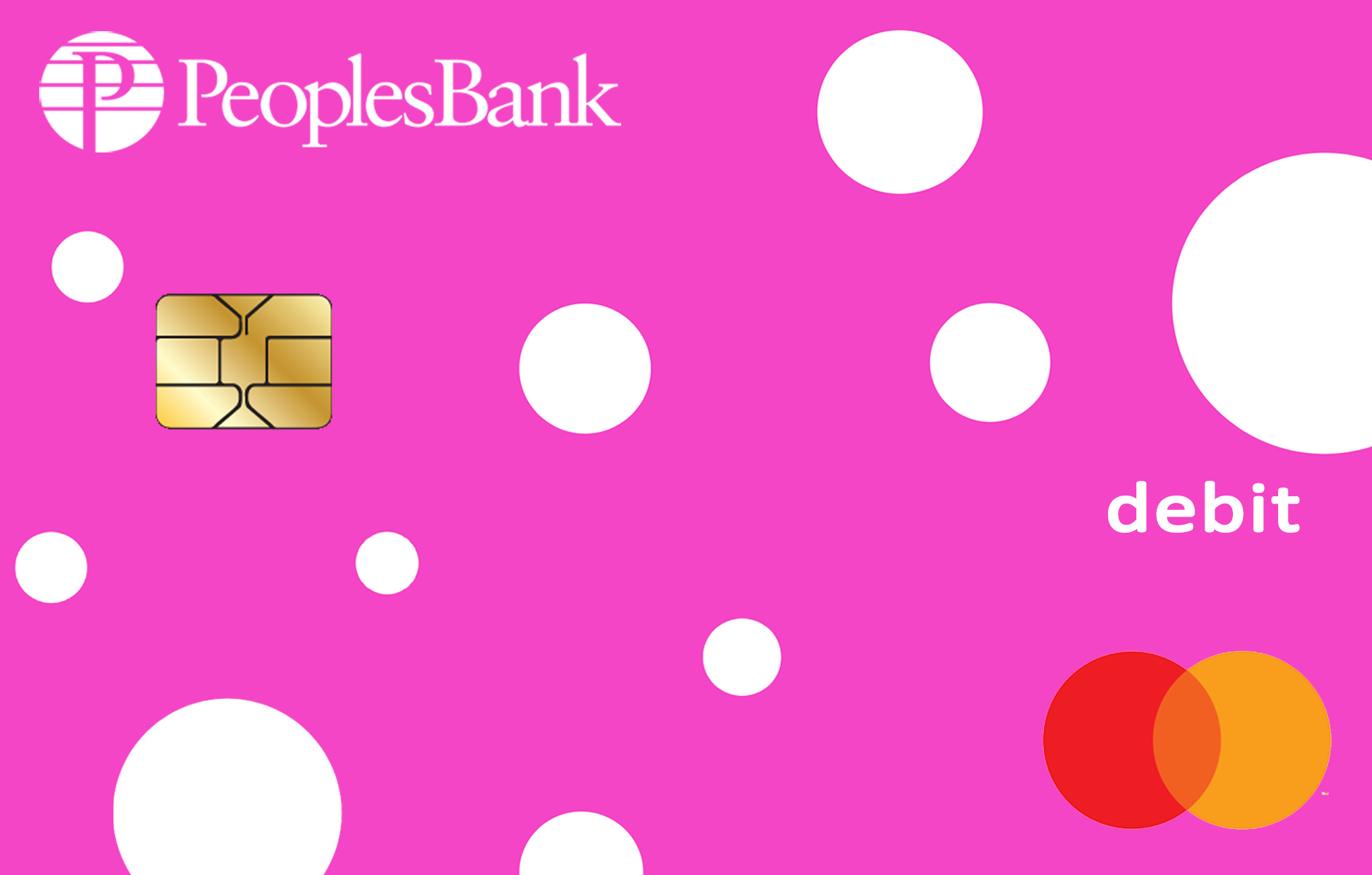 Polka Dots debit card