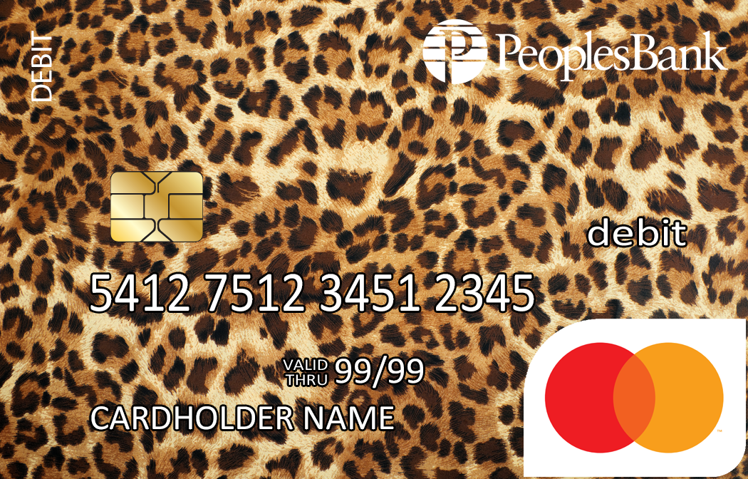 Leopard debit card