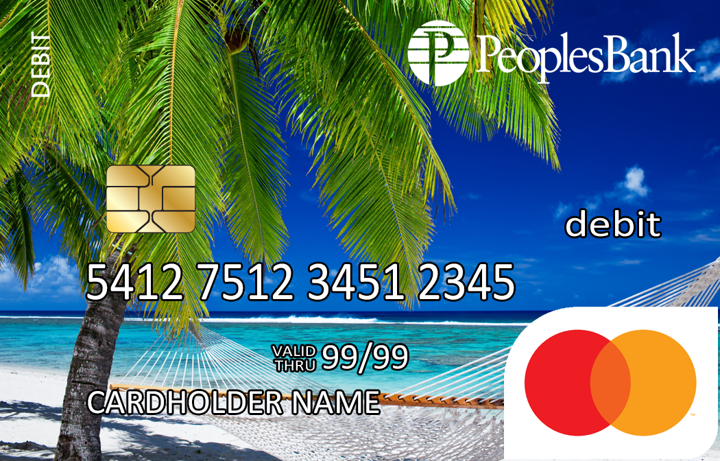 Beach debit card