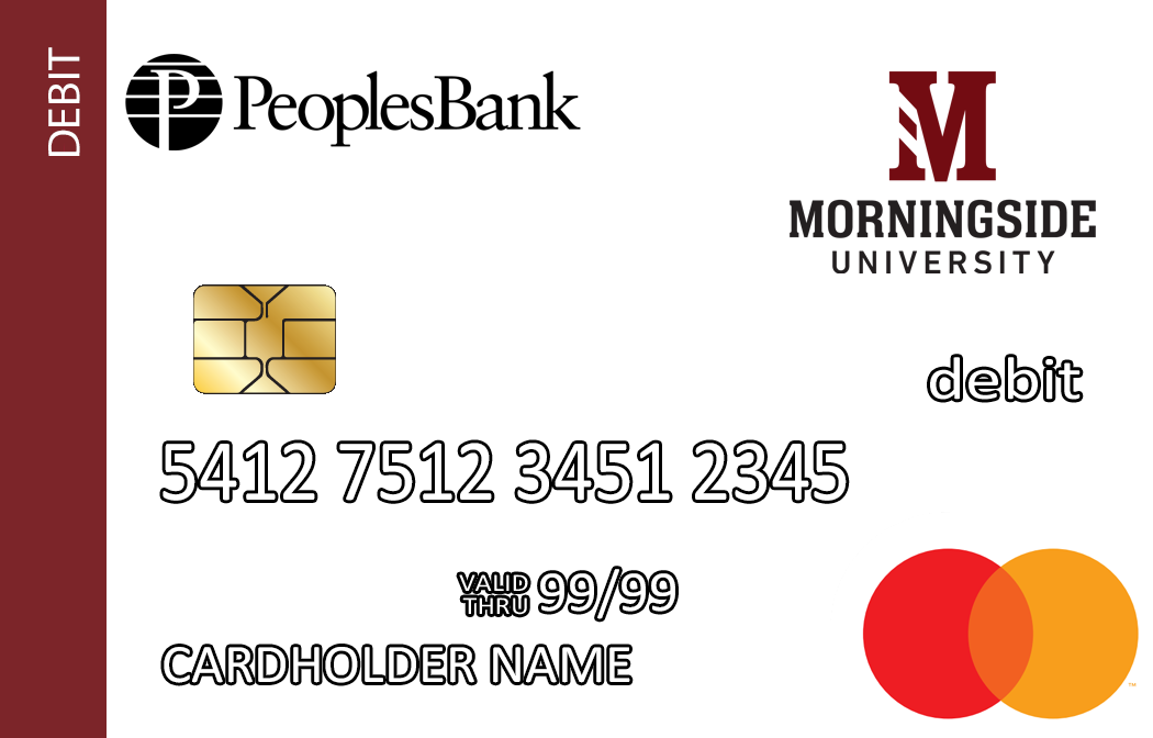 Morningside University  debit card