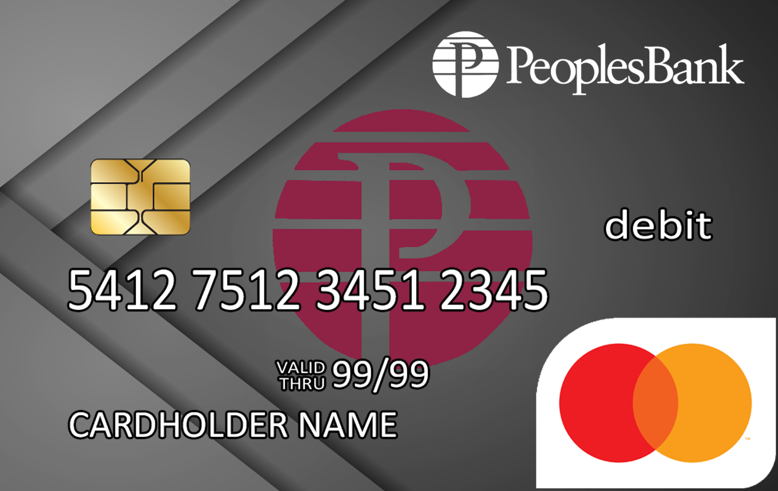 Peoples Bank debit card